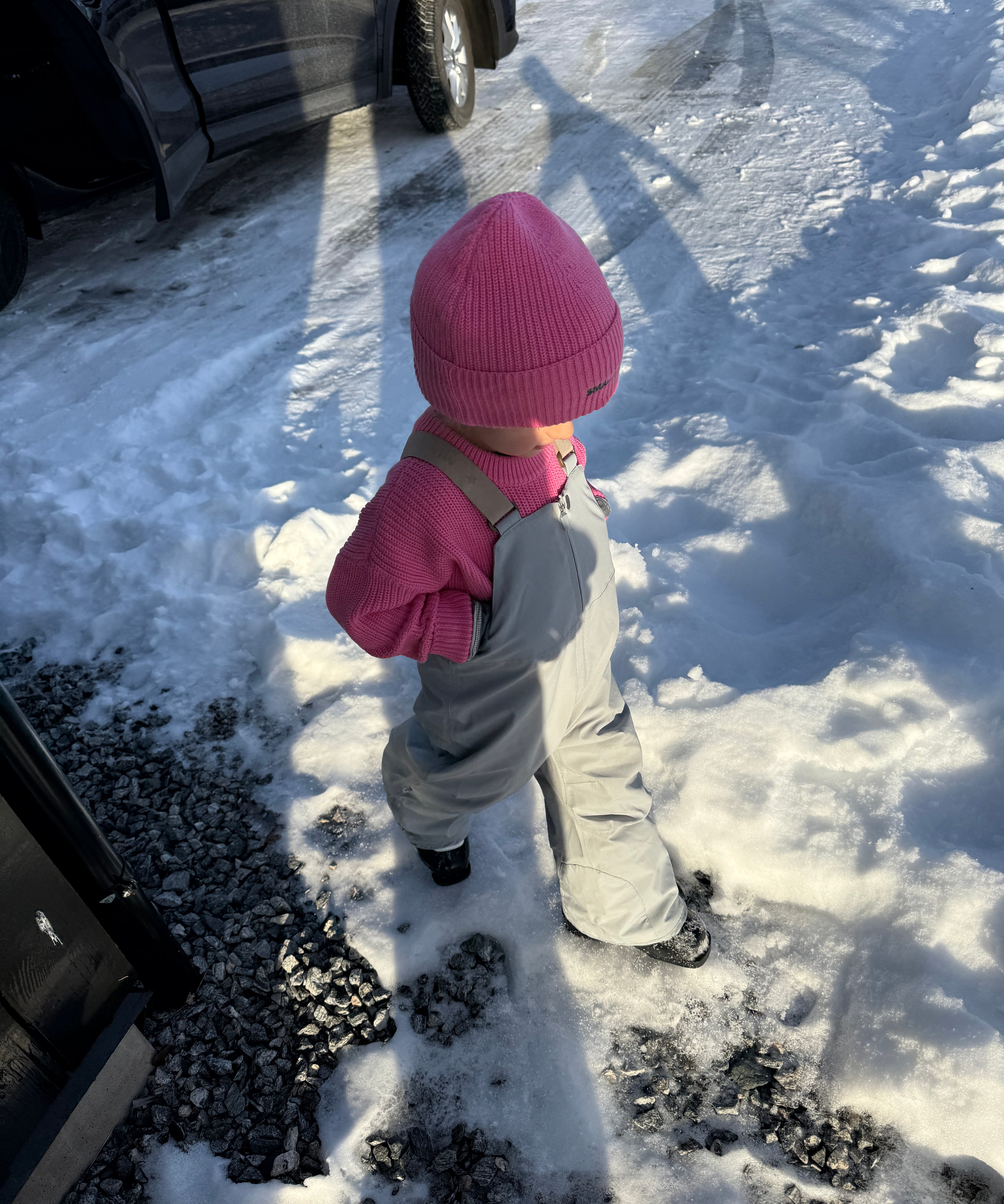 Ellis O-Neck Sweater 0002 Pink Carnation