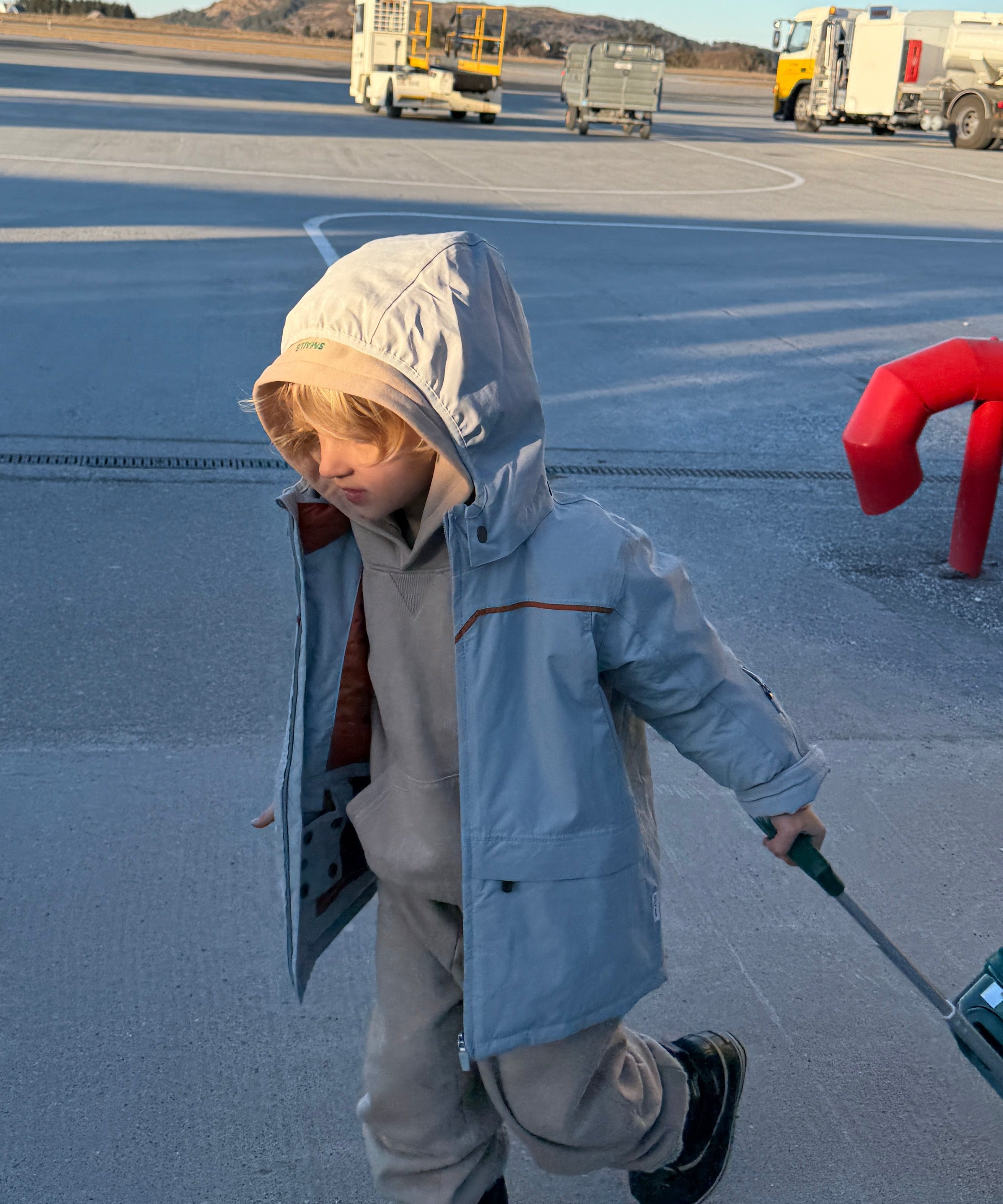 Leo Brushed Trousers 0014 Silver Mink