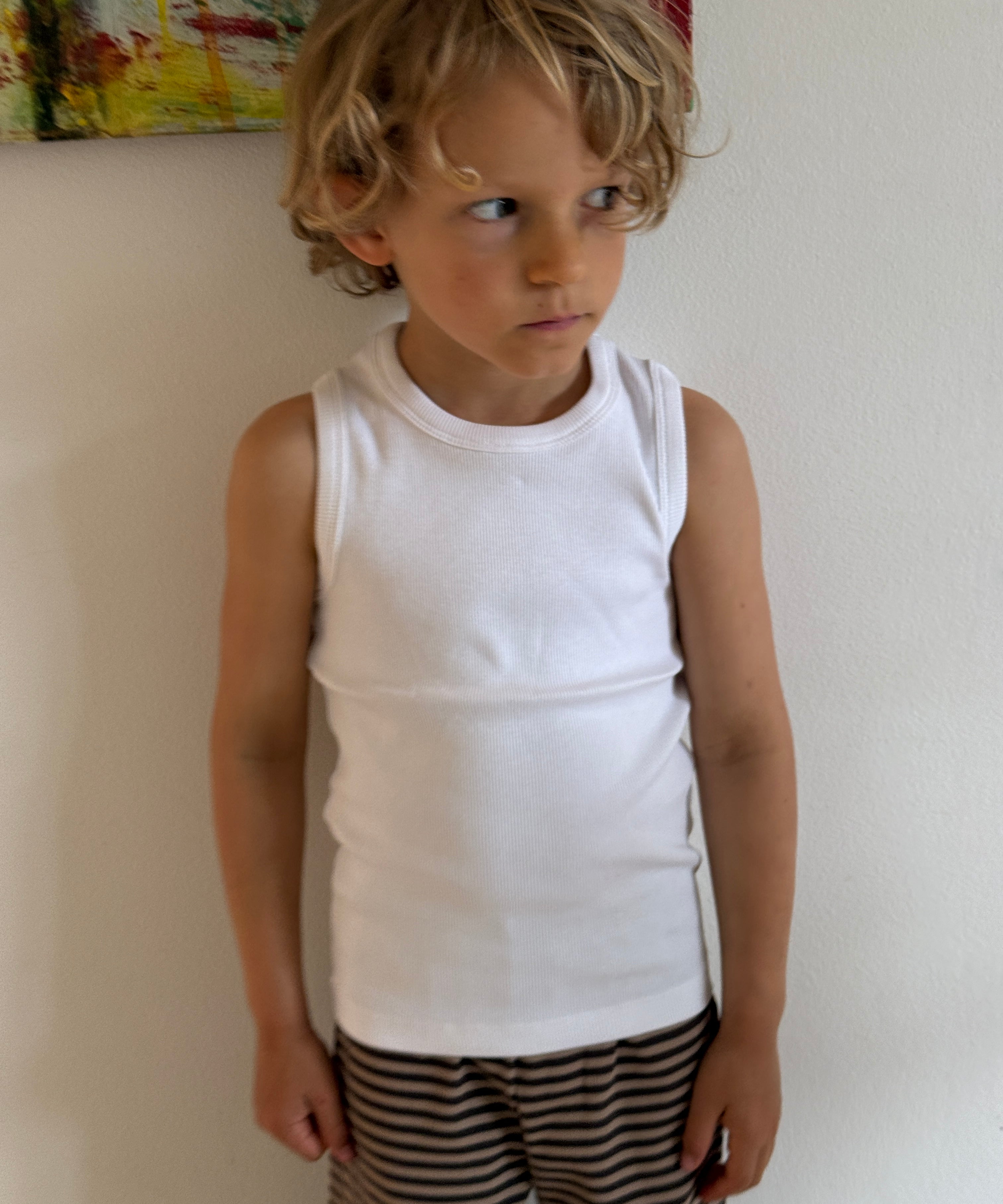Loulou Tank Top 0016 White