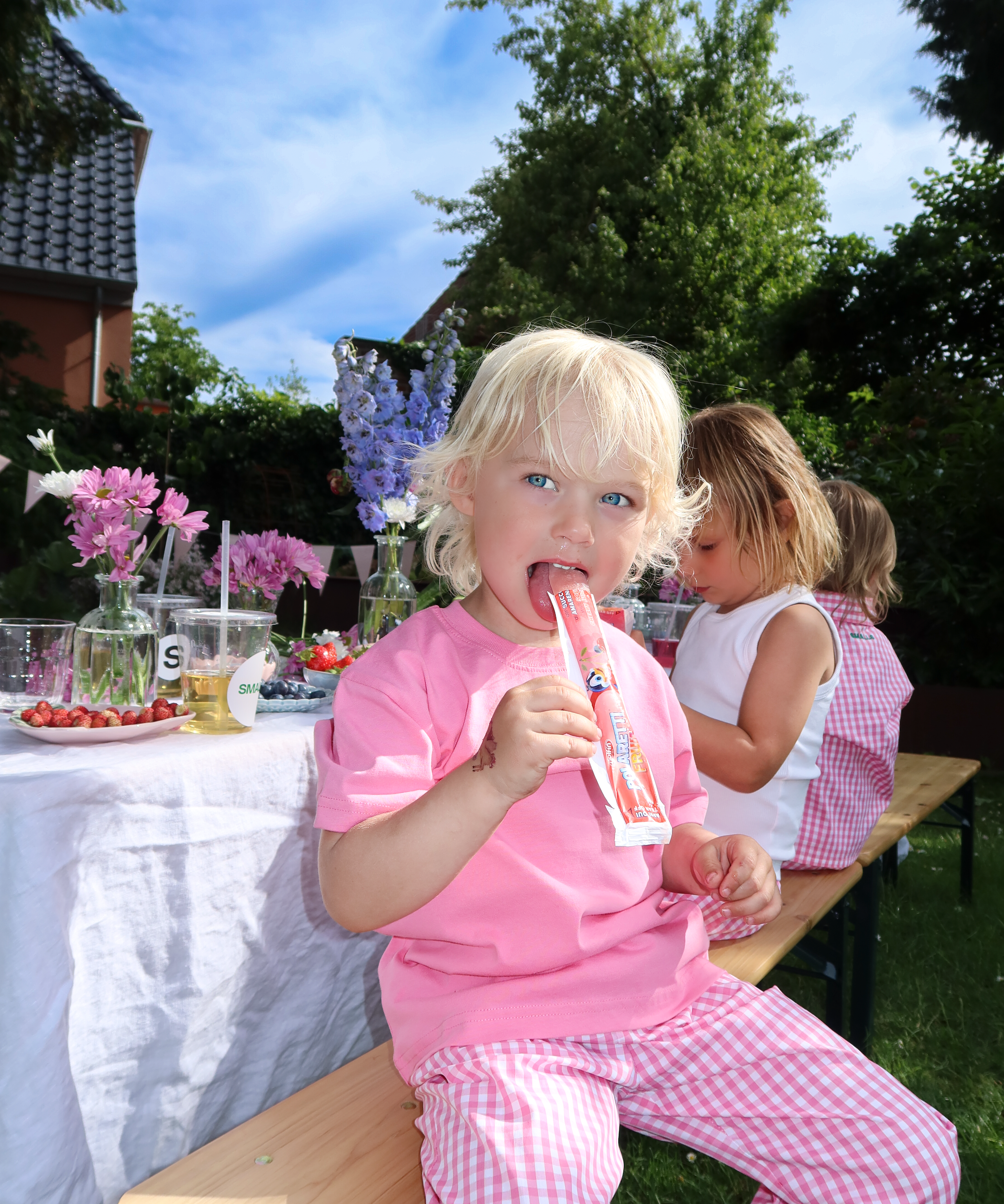 Cleo Light Pants Pink Carnation