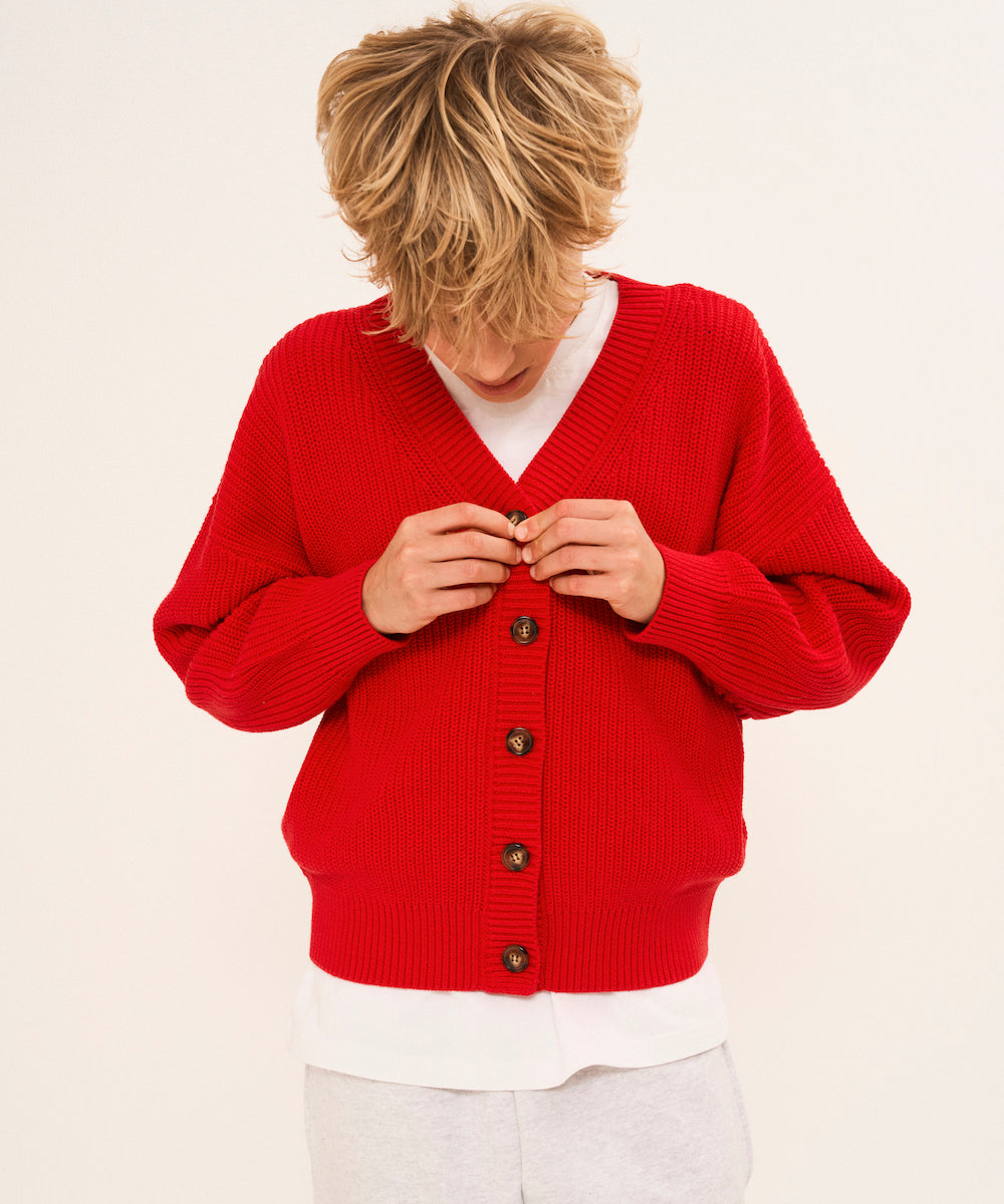 Ellis V-Neck Cardigan Adrenaline Rush