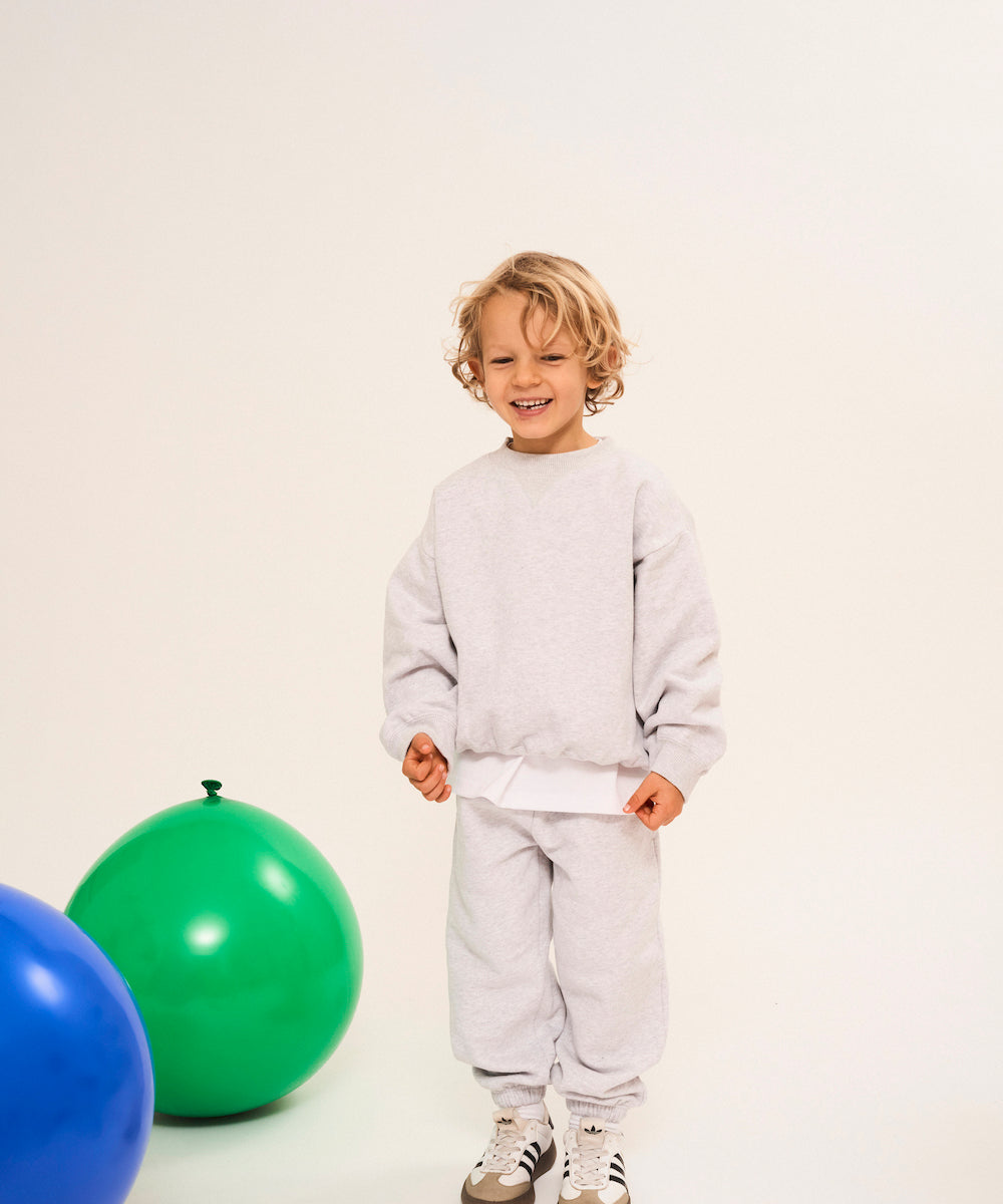 Leo Sweatshirt 0003 Light Grey Mel