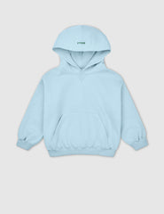 Leo Brushed Hoodie 0014 Cashmere Blue