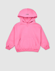 Leo Brushed Hoodie 0014 Pink Carnation